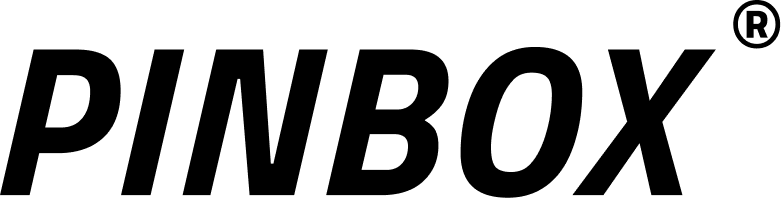 Hexagonally-shaped logo of Pinbox